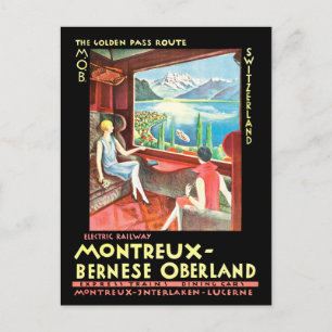 Carte Postale Montreux, Oberland bernois, Suisse