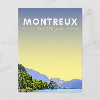 Carte Postale Montreux Suisse