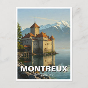 Carte Postale Montreux Suisse Château de Chillon
