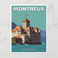 Montreux Suisse Château de Chillon Abstrait