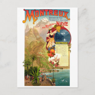 Carte Postale Montreux, Suisse, Voyage Vintage