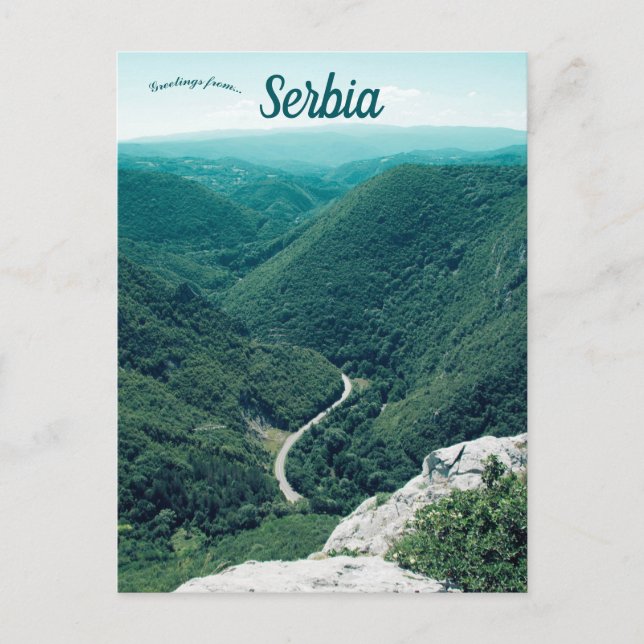 Carte Postale Monts Homolje Serbie (Devant)