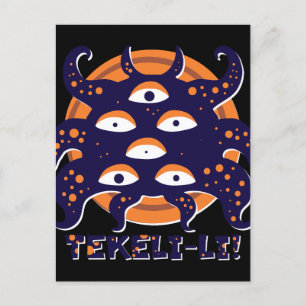 Carte Postale Monts Shoggoth de la folie Lovecraft