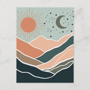 Carte Postale Monts Sun & Moon