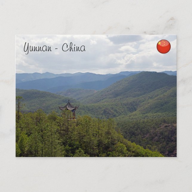Carte Postale Monts Yunnan, Shaxi, Yunnan - Chine (Devant)