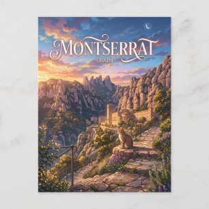 Carte Postale Montserrat Espagne
