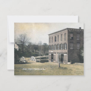 Carte Postale Montville NJ Main Street, années 1910