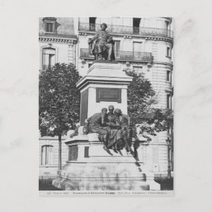Carte Postale Monument à Alexandre Dumas Pere, 1883