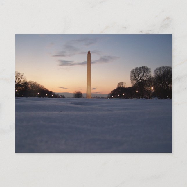 Carte Postale Monument à la neige (Devant)