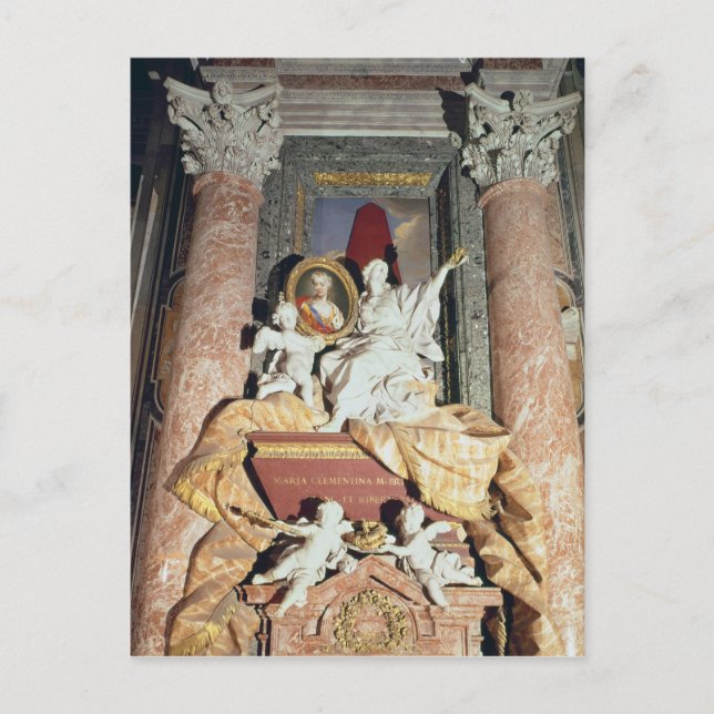 Carte Postale Monument à Maria Clementina Sobieska 1739 (Devant)