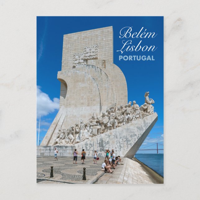 Carte Postale Monument aux découvertes, Belem Lisbonne Portugal (Devant)