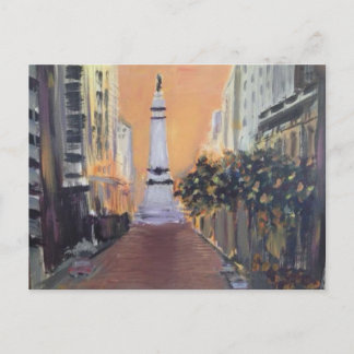 Carte Postale Monument Circle - Indianapolis, Indiana