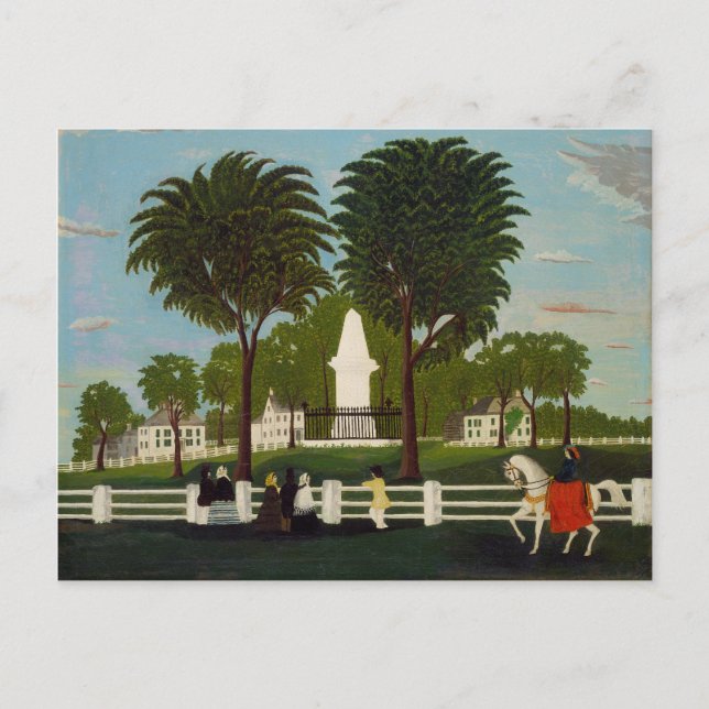 Carte Postale Monument de bataille de Lexington, vers 1830 (Devant)