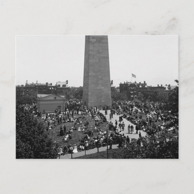 Carte Postale Monument de Bunker Hill (Devant)