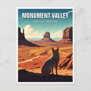 Carte Postale Monument de Coyote Vallée Navajo Nation Souvenir