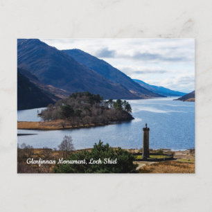 Carte Postale Monument de Glenfinnan, Loch Shiel, Écosse