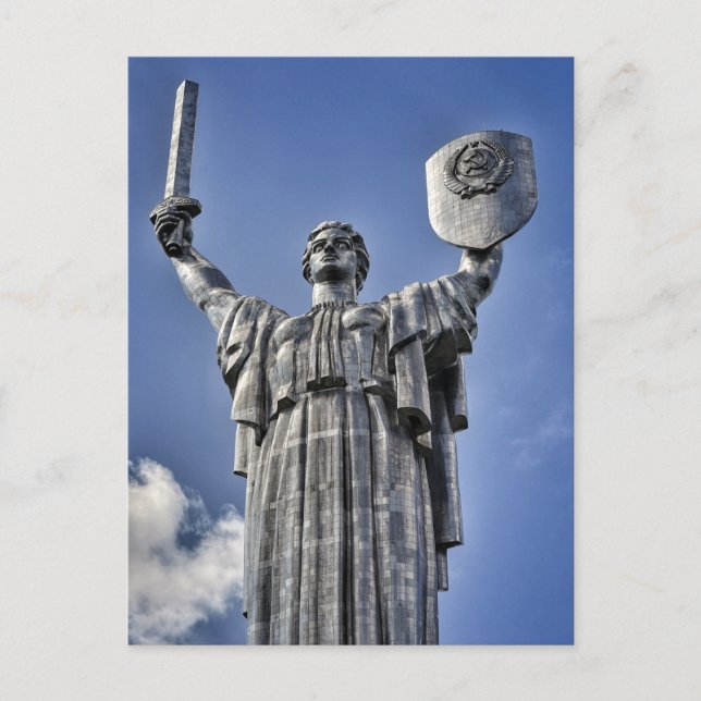 Carte Postale Monument de la Mère-Patrie, Kiev, Ukraine (Devant)
