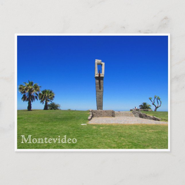 Carte Postale monument de pocitos rambla (Devant)