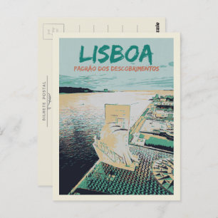 Carte Postale Monument des découvertes à Belem, Lisbonne