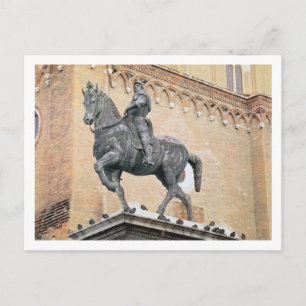 Carte Postale Monument équestre de Bartolommeo Colleoni (1400-