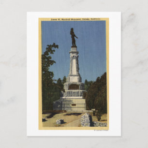 Carte Postale Monument James W. Marshall vue # 2