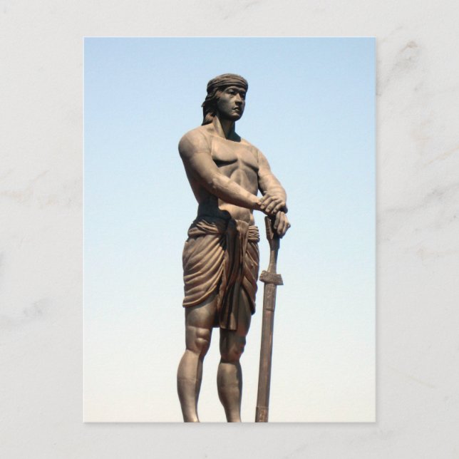 Carte Postale monument lapu (Devant)