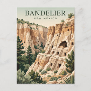 Carte Postale Monument national de Bandelier Nouveau-Mexique
