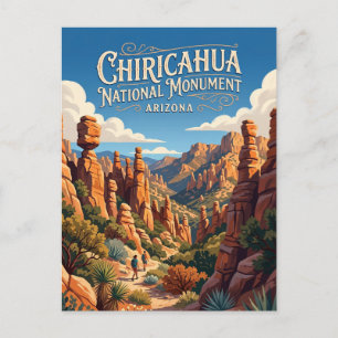 Carte Postale Monument national de Chiricahua USA