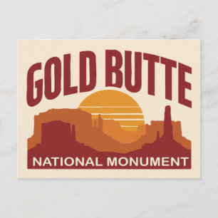 Carte Postale Monument national de Gold Butte désert du Nevada
