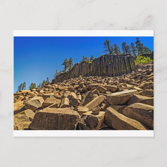 Carte Postale Monument national de la postpile du diable (Devant)