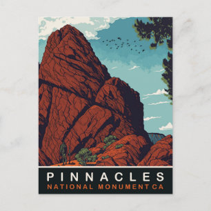 Carte Postale Monument national de Pinnacles, CA, Voyage