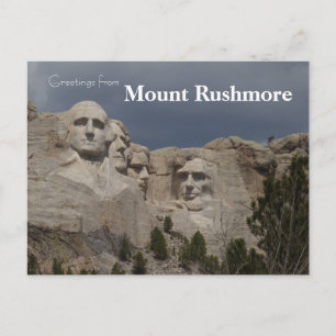 Carte Postale Monument national du Mont Rushmore Dakota du Sud