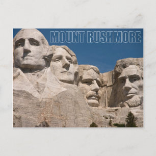 Carte Postale Monument national du Mont Rushmore Dakota du Sud