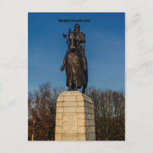 Carte Postale Monument national Robert la statue de Bruce Stirli