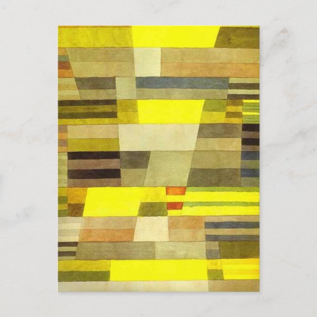 Carte Postale Monument par Paul Klee (Devant)