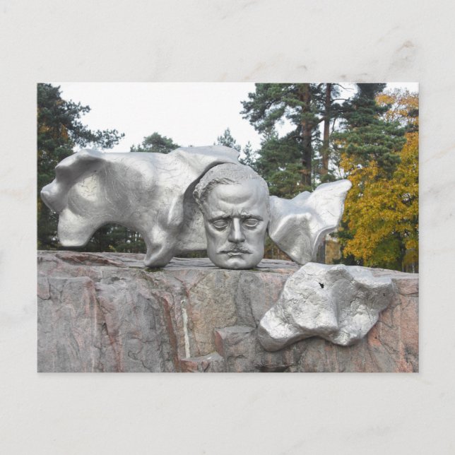 Carte Postale Monument Sibelius, Helsinki, Finlande (Devant)