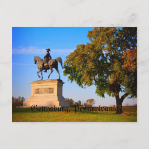 Carte Postale Monument sur le champ de bataille de Gettysburg