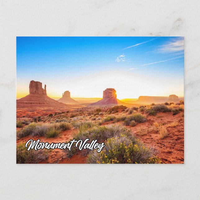Carte Postale Monument Valley, Arizona, États-Unis (Devant)