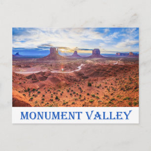 Carte Postale Monument Valley Navajo Tribal Park Utah USA