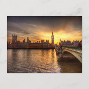 Carte Postale Monuments   Big Ben & Parlement britannique