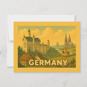 Carte Postale Monuments Historiques Allemands de Style Ancien
