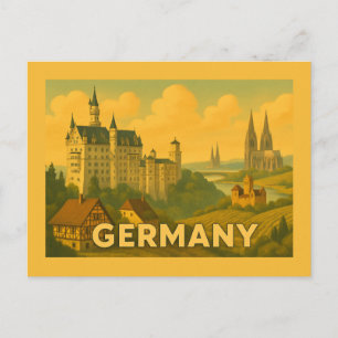 Carte Postale Monuments Historiques Allemands de Style Ancien