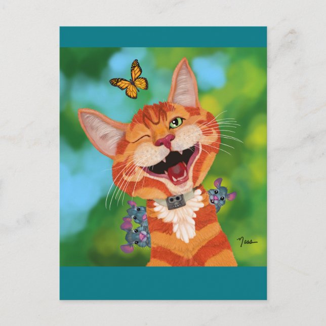 Carte Postale Monzo et ses amis (Devant)