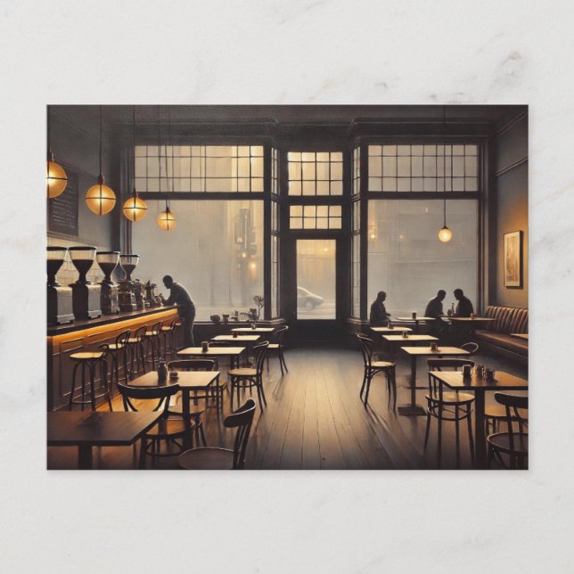 Carte Postale Moody Cafe à San Francisco Mug Postcard (Devant)