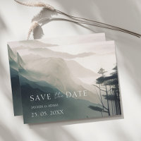 Moody Mountain Dark esthétique Mariage bois