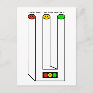Carte Postale Moody Stoplight Blivet avec légende