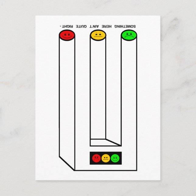 Carte Postale Moody Stoplight Blivet avec légende (Devant)