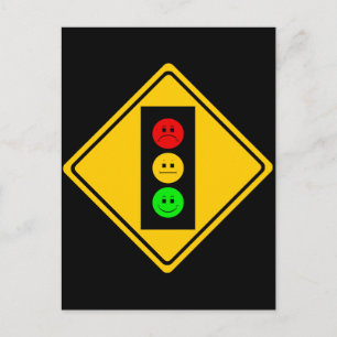 Carte Postale Moody Stoplight en avant