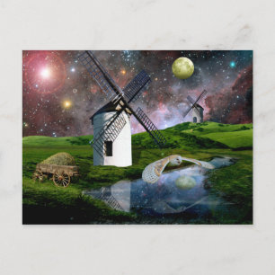 Carte Postale Moon de récolte.