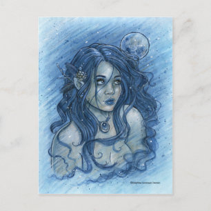 Carte postale Moon d'hiver